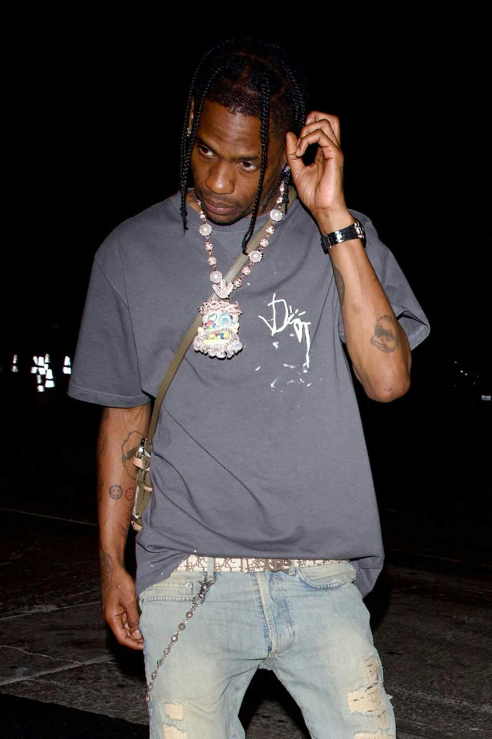 Travis Scott Wears Cactus Jack x Dior